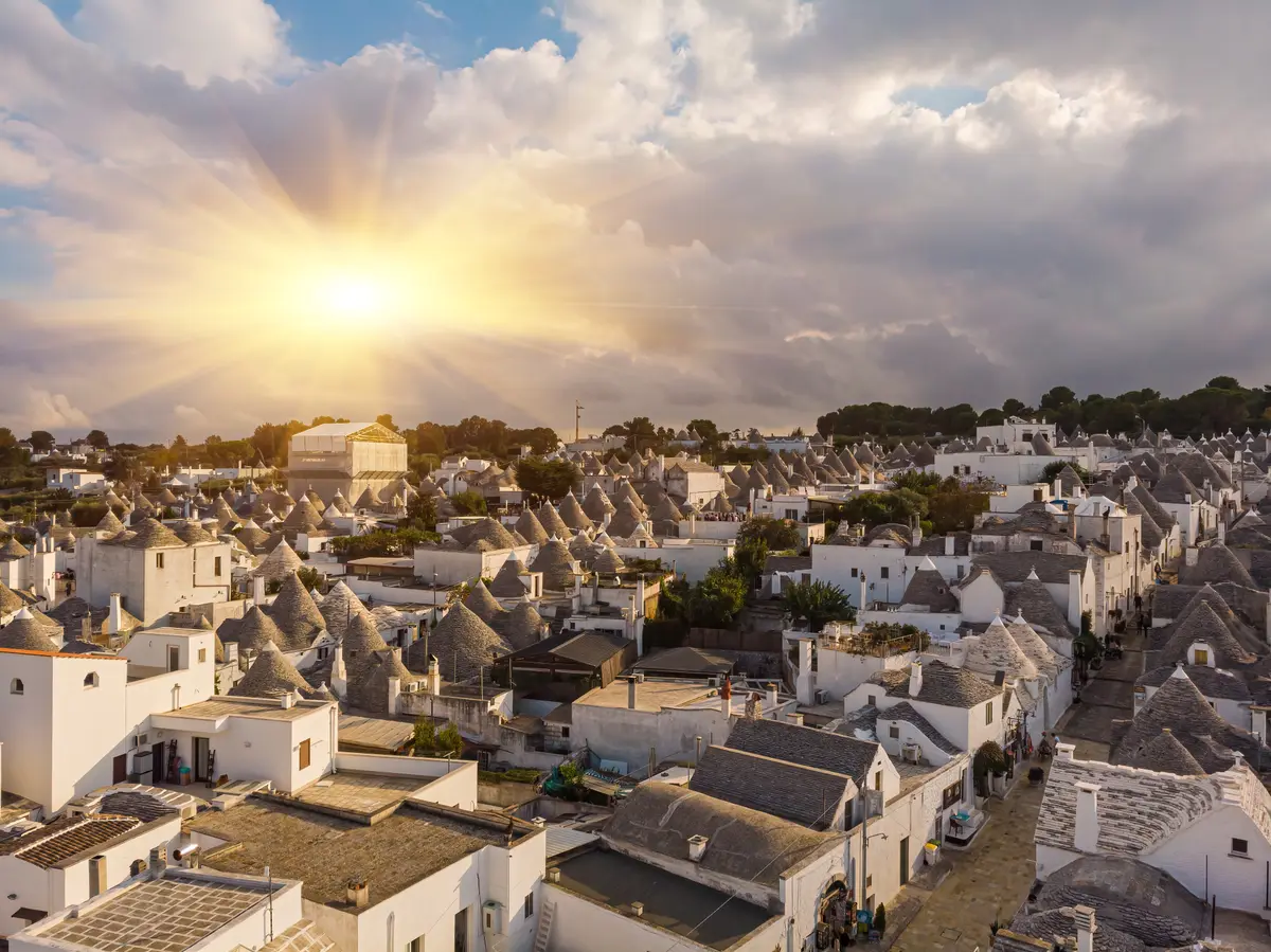 Alberobello and a trullo untouched by time