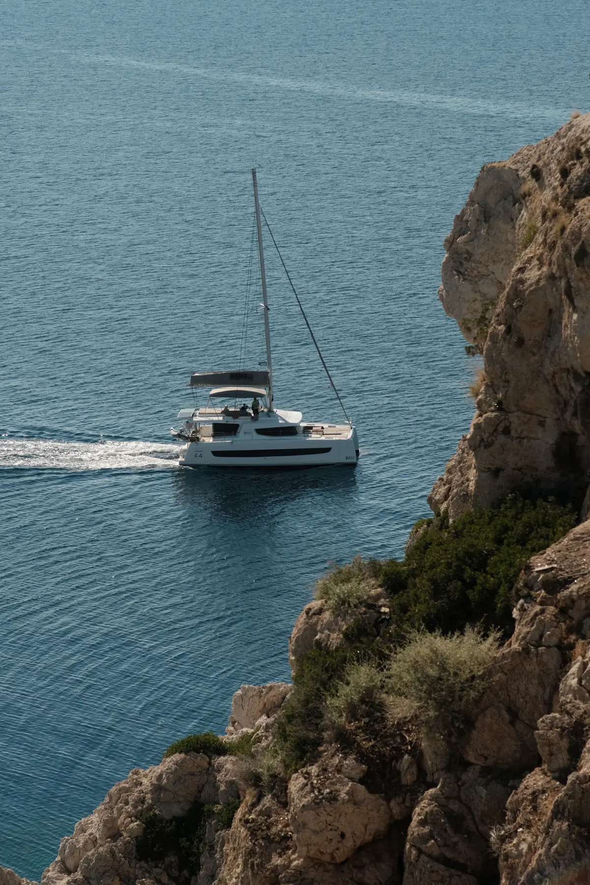 Private catamaran day in Puglia